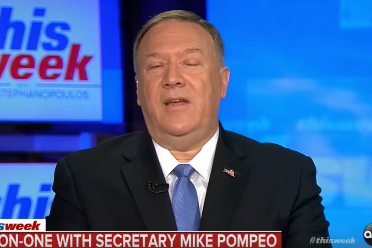 Mike Pompeo Did Not Come On This Question Show To Answer Questions!