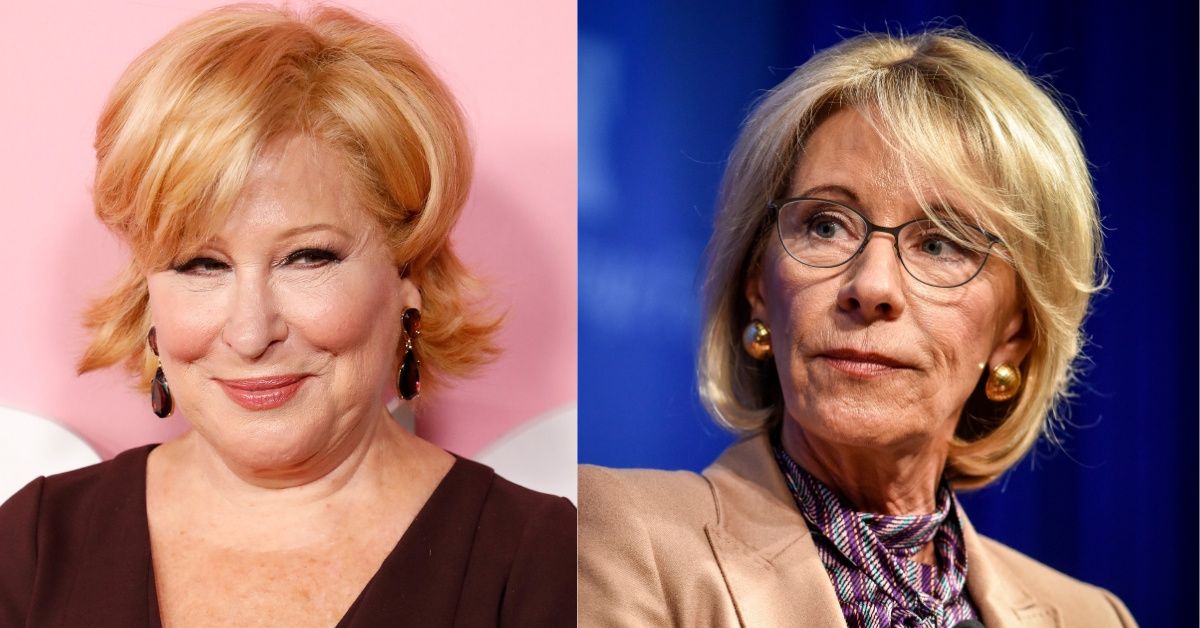 Bette Midler Just Ripped Betsy DeVos With A 'Maleficent' Reference For The Ages