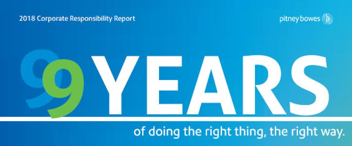 Pitney Bowes Corporate Responsibility Report