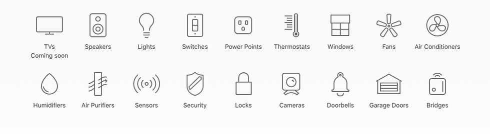 Apple HomeKit compatible products