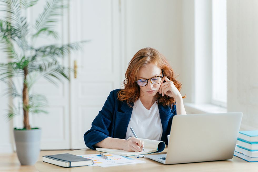 Professional woman learning how to create a great personal brand