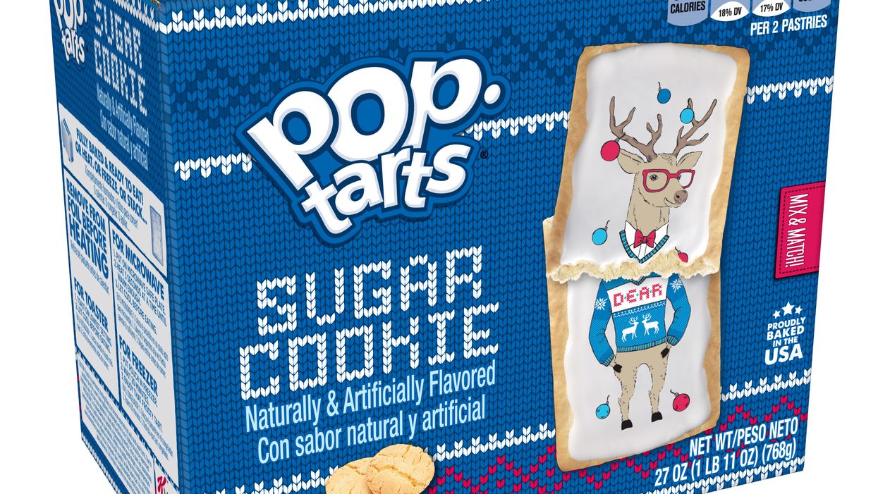 These new sugar cookie-flavored ugly Christmas sweater Pop-Tarts are tacky and tasty