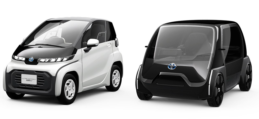 Toyota electric car and van