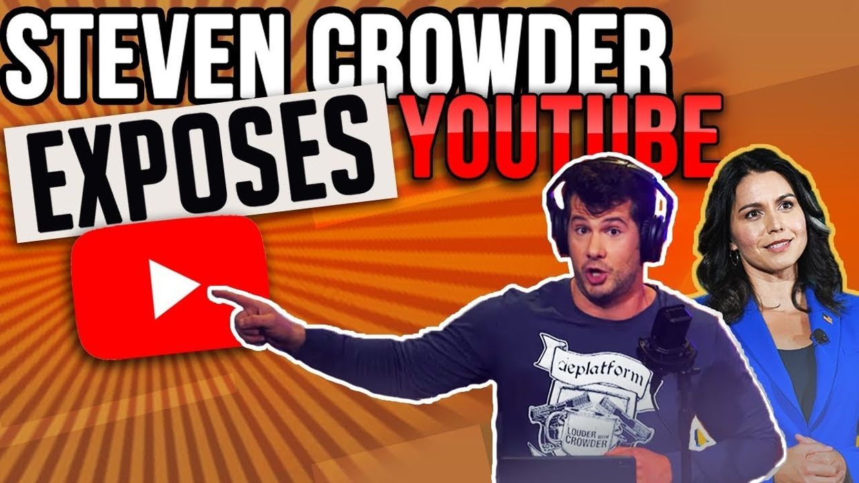 CENSORED: Crowder breaks news of YouTube throttling Tulsi Gabbard, MSM silent