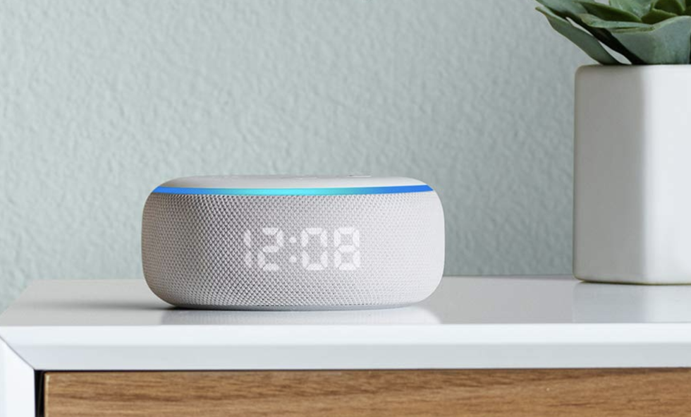Amazon Echo Dot with Clock