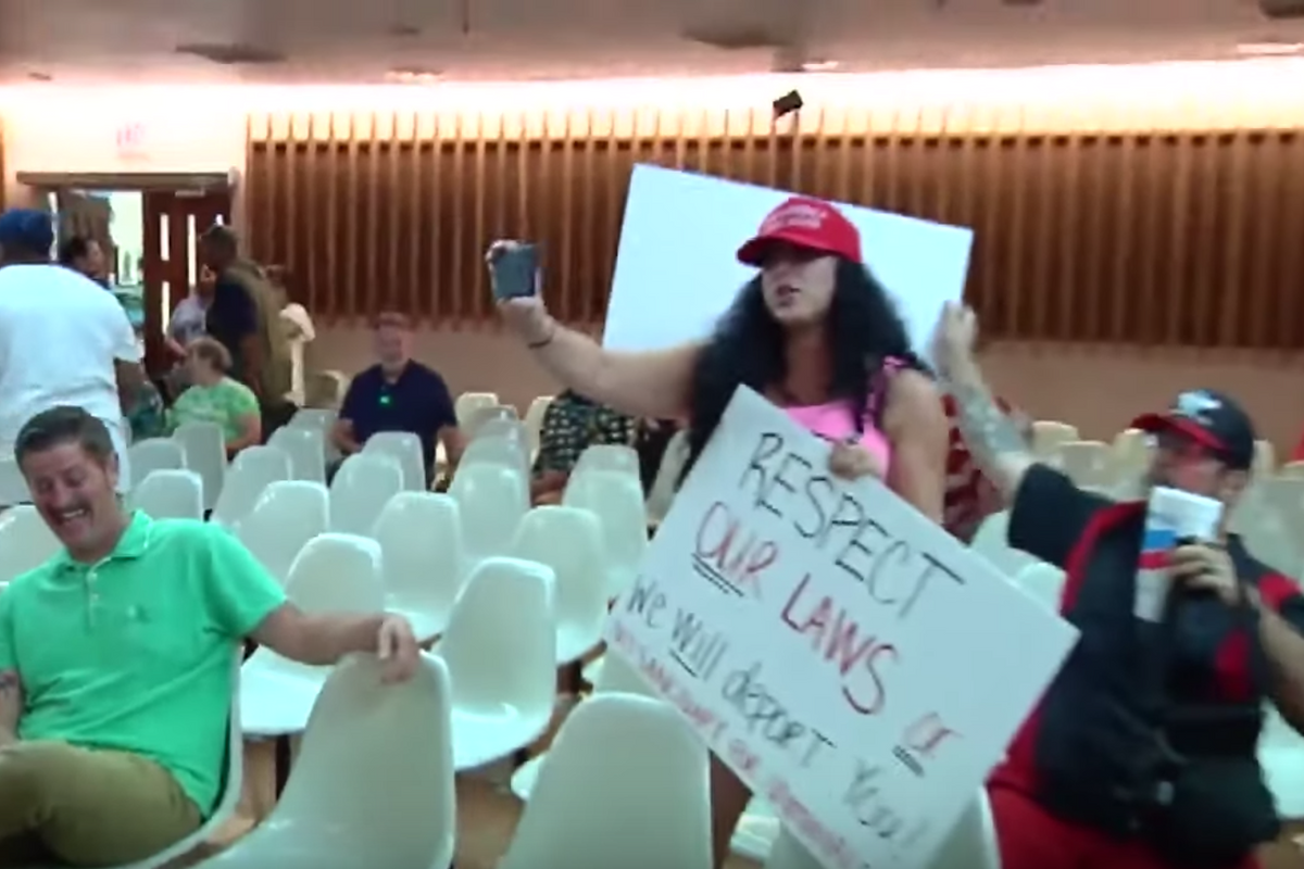 Meme-Famous Anti-Immigrant Lady Arrested For Stealing An Elderly Person's Hotel Points