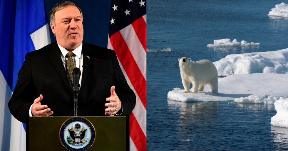 Trump's Secretary of State Just Tried to Convince People That Melting Polar Ice Caps Are Actually a Good Thing and it Completely Backfired