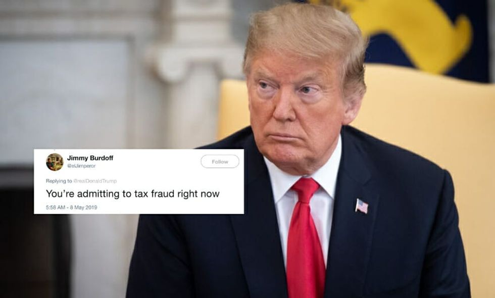 Trump Just Tried to Discredit the New Exposé on His Taxes, but Instead He Accidentally Admitted to Tax Fraud