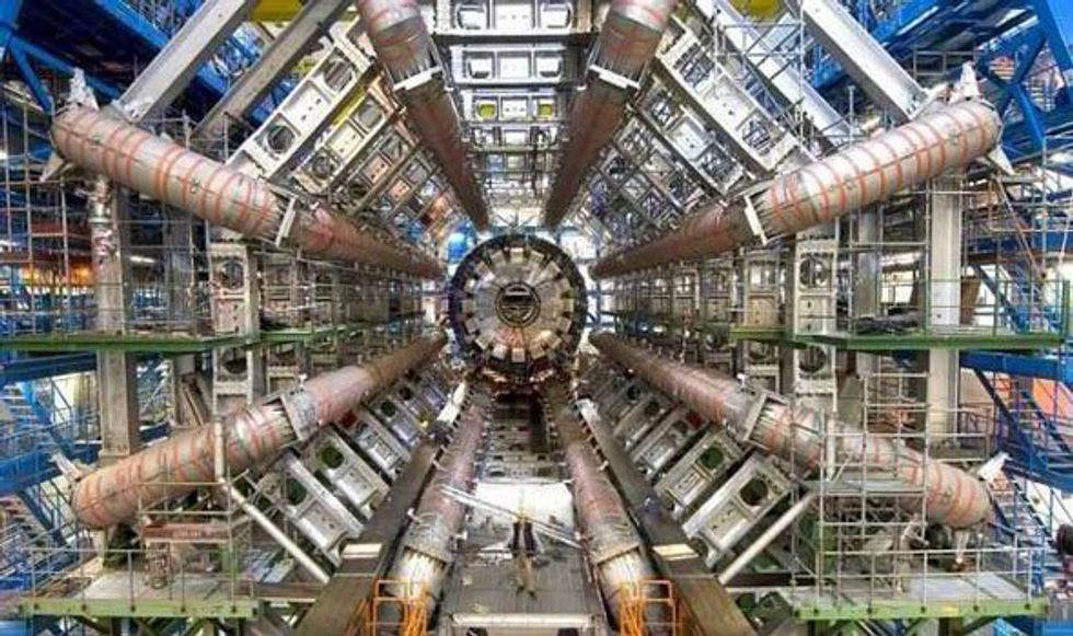 Large Hadron Collider Scientists Hope to Make Contact with Parallel Universe.