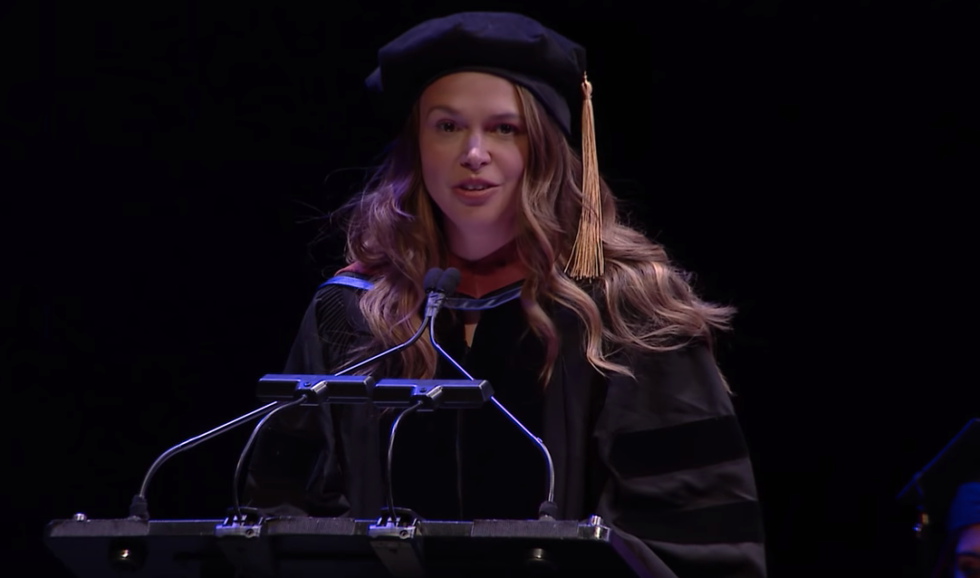 Commencement Speaker Sutton Foster Had Three 'Astonishing' Pieces Of Advice For The Berklee Class of 2019