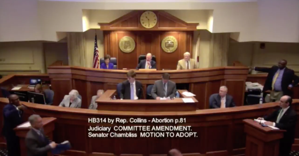 Alabama Senate Just Descended into Chaos When Republicans Tried to Sneak Through a Measure Banning Most Abortions
