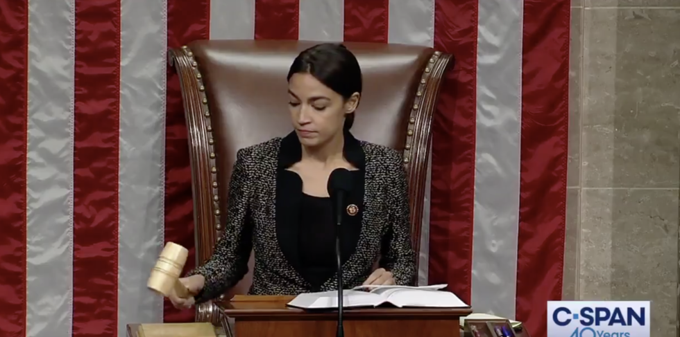Alexandria Ocasio-Cortez Just Presided Over the House of Representatives for the First Time and People Had One Thing to Say