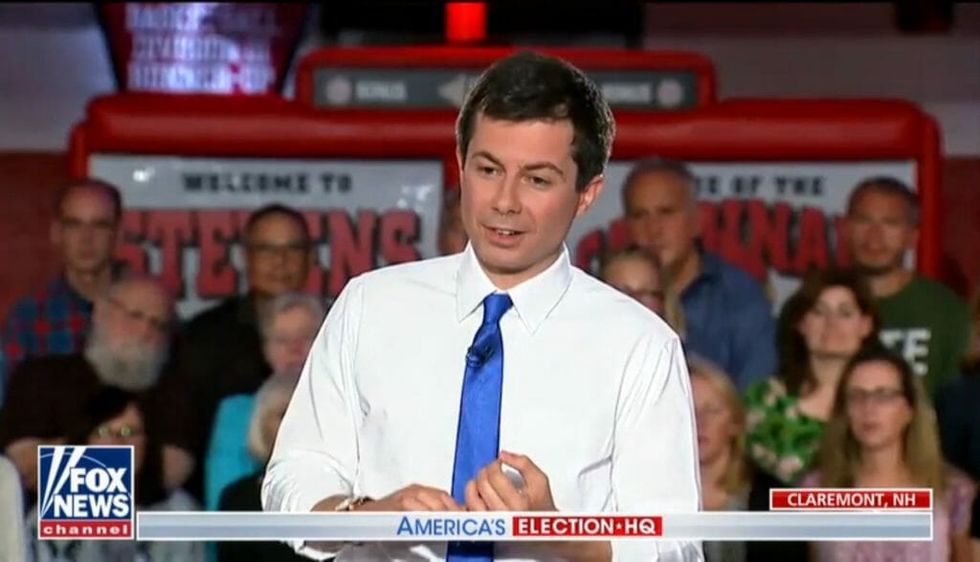 Pete Buttigieg's Attacks on Donald Trump Got Huge Applause From the Fox News Townhall Audience