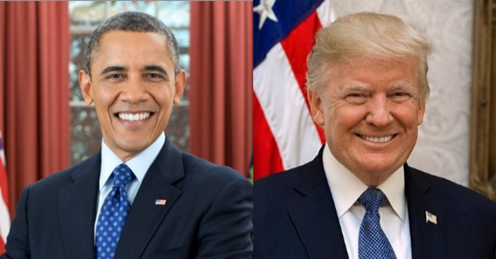 Obama's Photographer Just Trolled Donald Trump With a Photo of What a 'Cover Up' During the Obama Administration Looked Like
