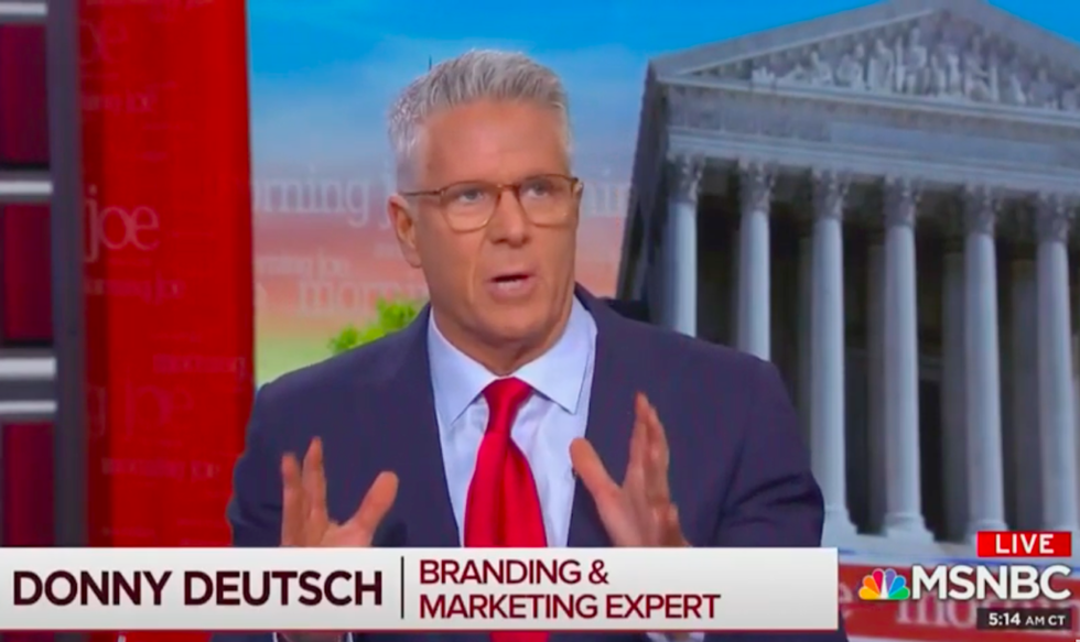 Donny Deutsch Just Explained How Democrats Should Rebrand 'Impeachment' to Savage Donald Trump and People Are So On Board
