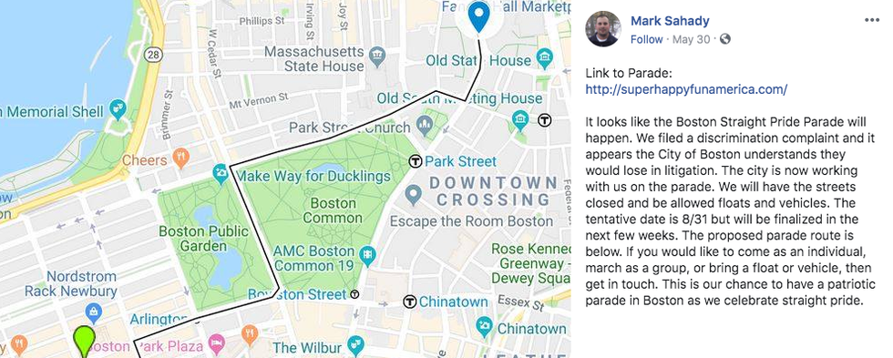 A 'Straight Pride Parade' May Be Coming to Boston This August, and the Organizers Are Getting Totally Roasted