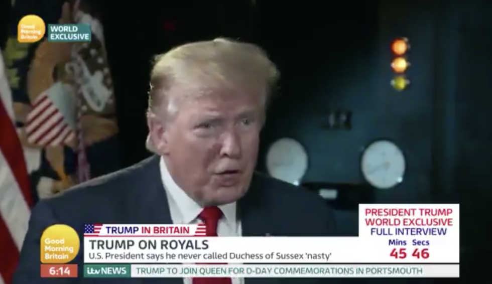 Donald Trump Tried to Clear Up His Whole Meghan Markle 'Nasty' Debacle By Literally Just Repeating It Over and Over, and Yeah, That's Not Helping