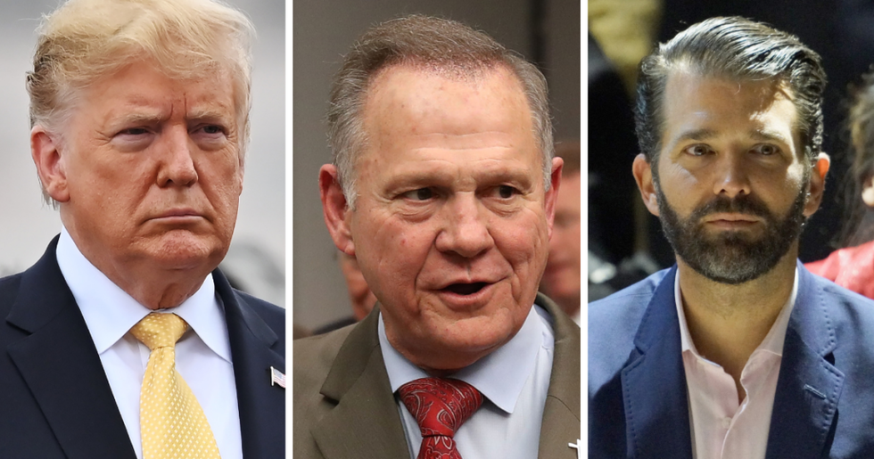 Don Jr. Eviscerated Roy Moore For Suggesting He Might Run for Senate Again, and Trump Just Awkwardly Piled On