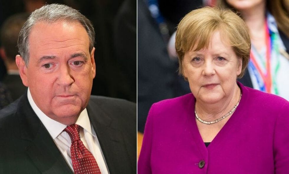After Mike Huckabee Claimed Angela Merkel Felt 'Awkward' at D-Day Ceremony, Now He's Getting a Savage History Lesson