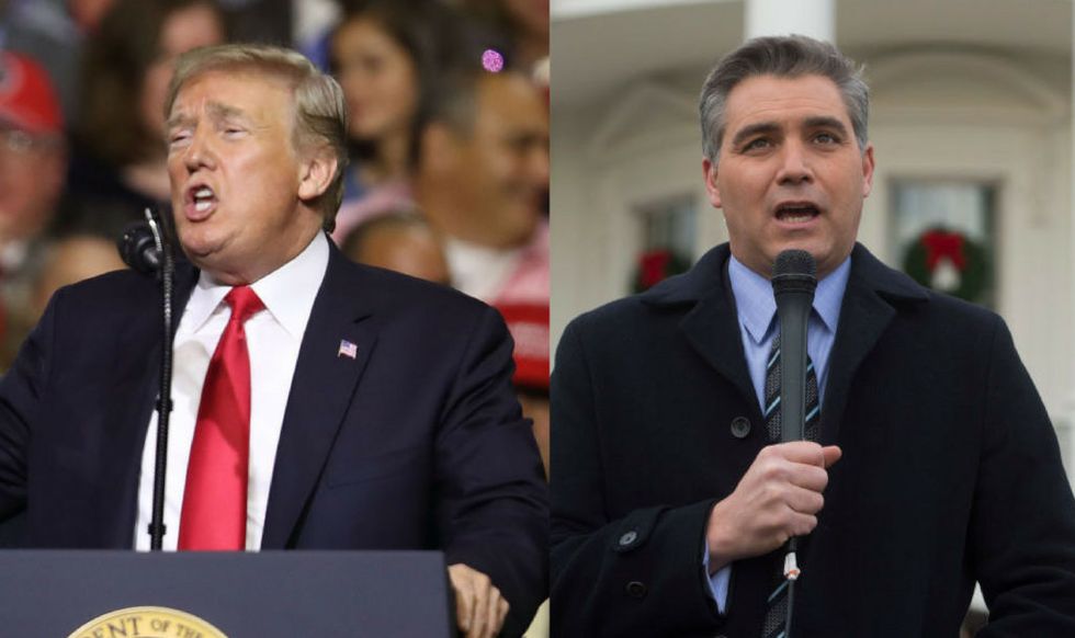 Jim Acosta's Response to Getting Heckled at Donald Trump's Florida Rally Put Donald Trump to Shame