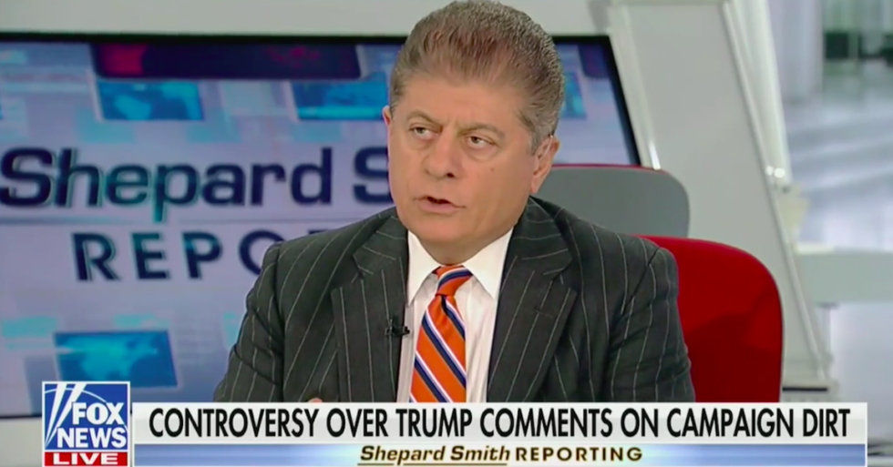 Fox News Legal Analyst Had a Surprisingly Blunt Assessment of Donald Trump's Willingness to Take Foreign 'Dirt' in the 2020 Election