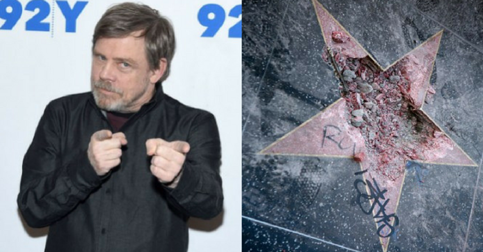 West Hollywood Just Voted to Remove Donald Trump's Star From the Hollywood Walk of Fame, and Mark Hamill Has the Perfect Person to Replace Him