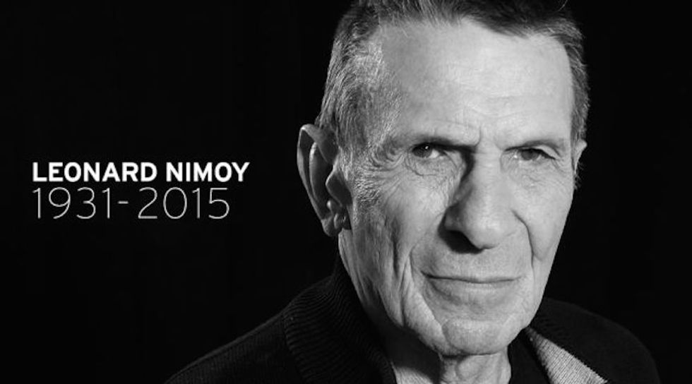 Leonard Nimoy, the Beloved "Mr. Spock" in Star Trek, Dies at 83.