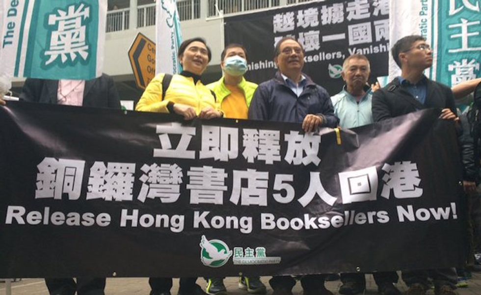 The Case of the Missing Booksellers: Hong Kong Protesters Suspect Beijing's Heavy Hand