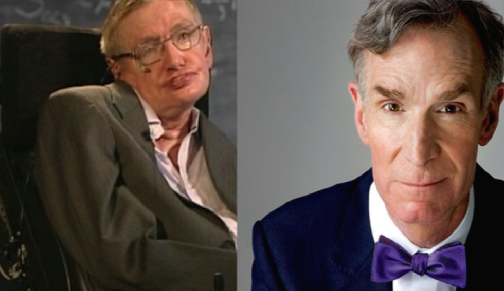 Stephen Hawking Joins Bill Nye To Weigh In On US Election