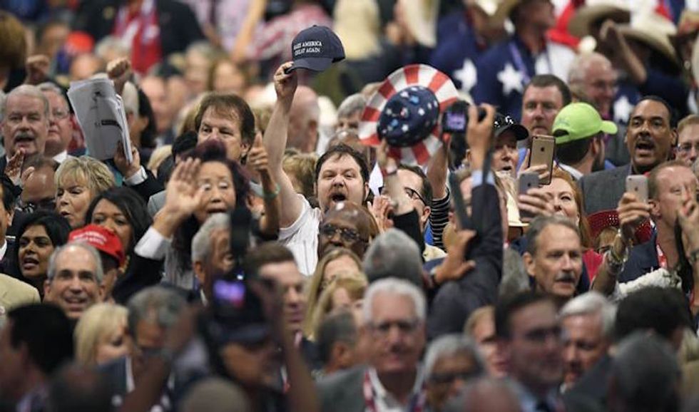 Chaos Erupts Early on the GOP Convention Floor