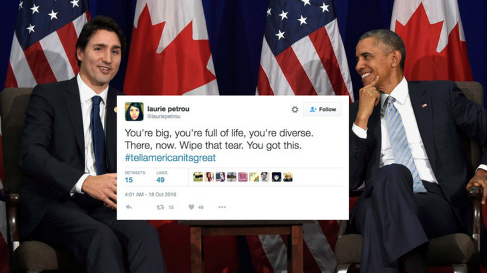 America Has Election Trauma, So Canadians Started an Incredibly Nice Campaign on Twitter