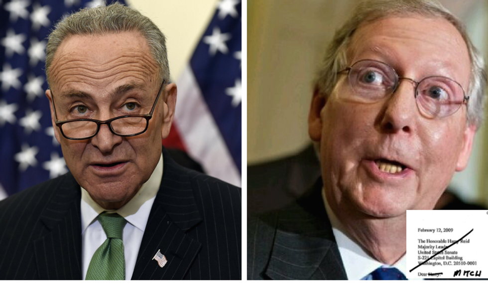 Chuck Schumer Just Schooled Mitch McConnell Over Trump's Nominations
