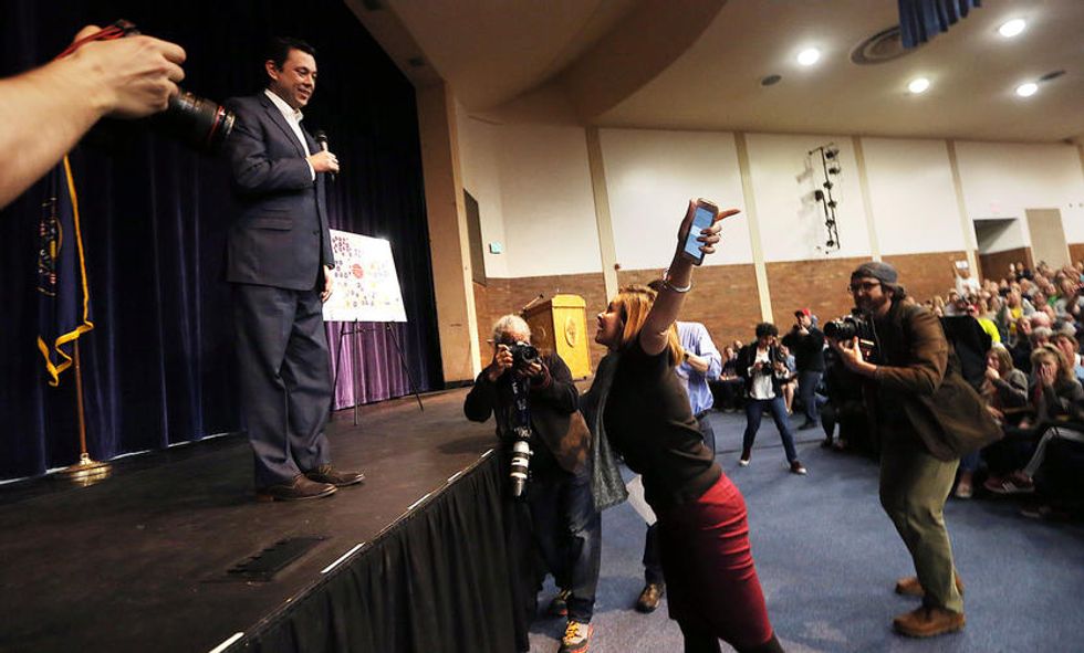 Even in Utah, Congressman Came Home to Angry Overflow Crowd