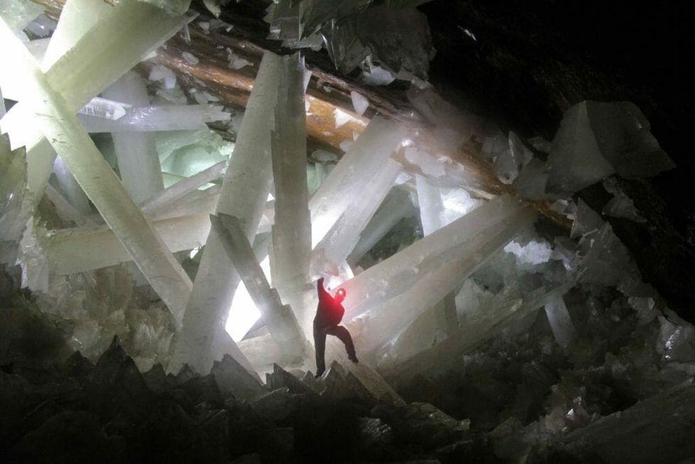 NASA Discovers Ancient Microbes Suspended in Giant Crystals for 50,000 Years