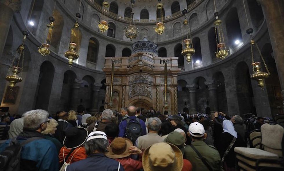 Jesus’s Tomb Repaired and Unveiled