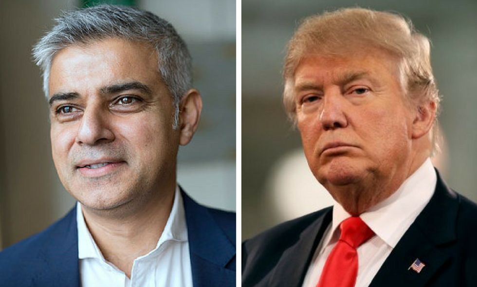 London Mayor Sadiq Khan Fires Back at Trump
