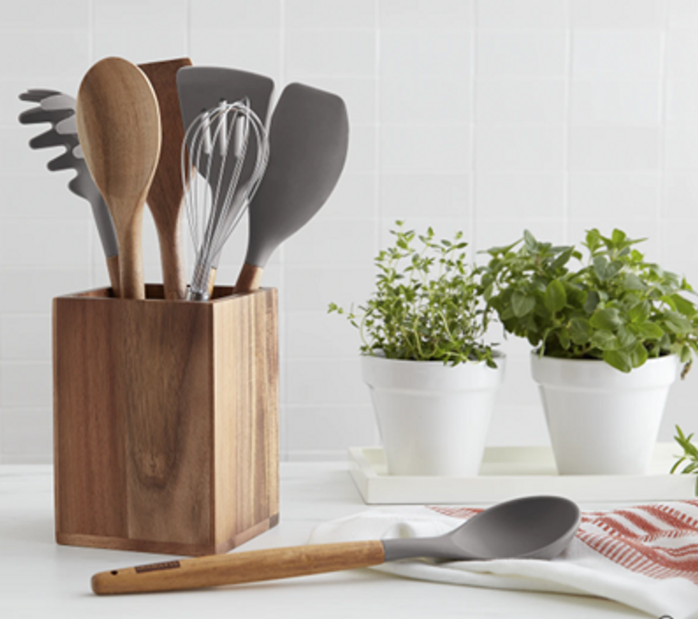 Brandless kitchen utensils and holder