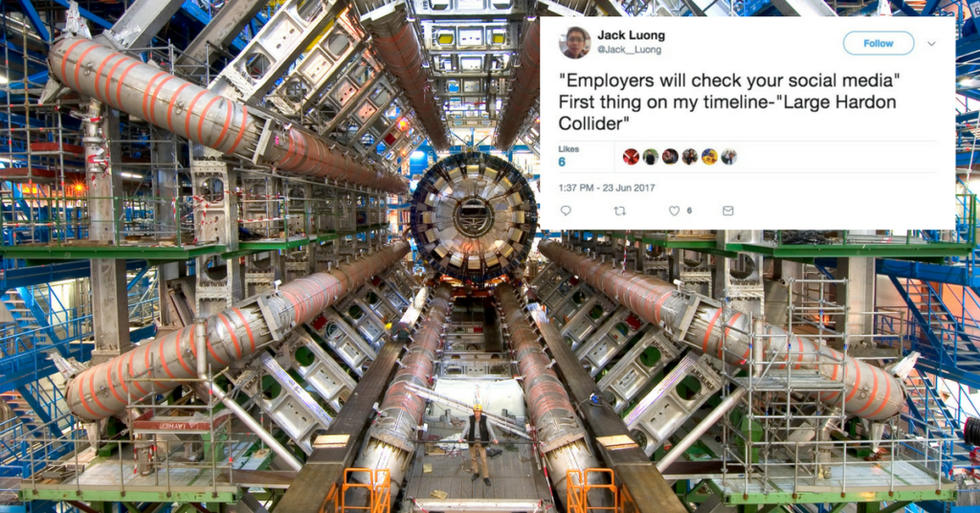 There Was An Awkward Spelling Mistake on the LHC Website, And Twitter Had a Field Day