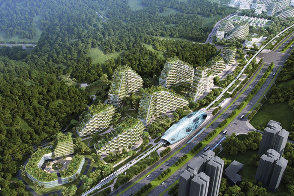 China Builds “Forest City” to Combat Pollution