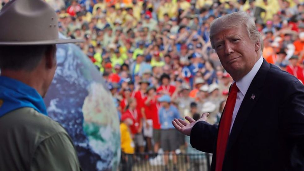Donald Trump Just Turned The Boy Scout Jamboree Into A Political Rally