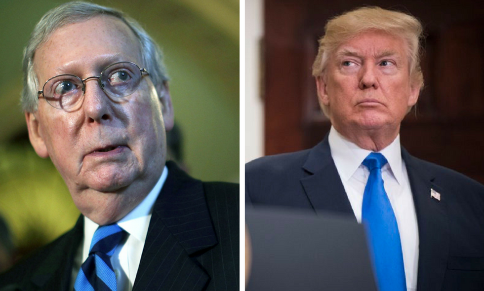 NYT Report Reveals Deepening Rift, Shouting Match Between Trump And McConnell