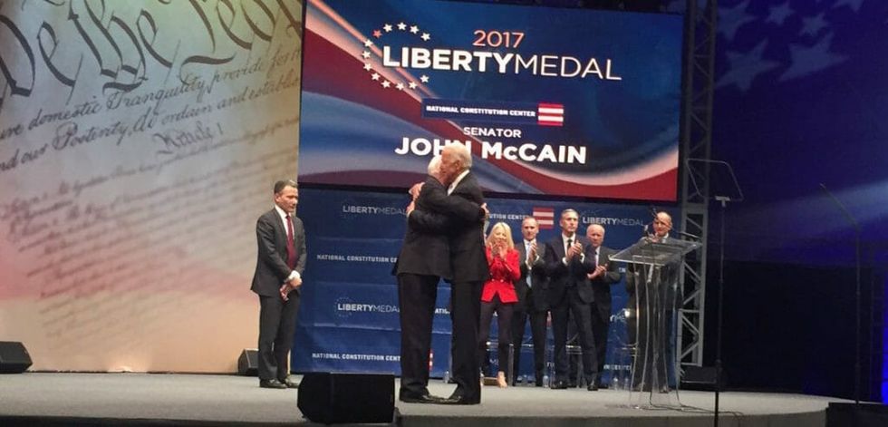 In Speech John McCain Slams Trump Foreign Policy As "Unpatriotic"