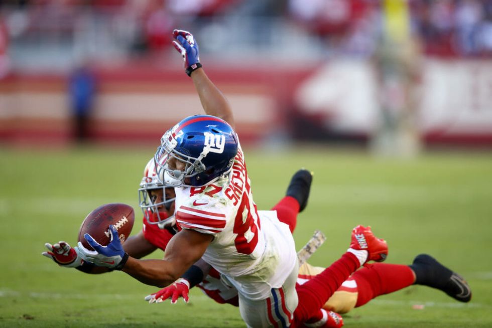 WATCH: Sterling Shepard Makes Incredible One-Handed Catch