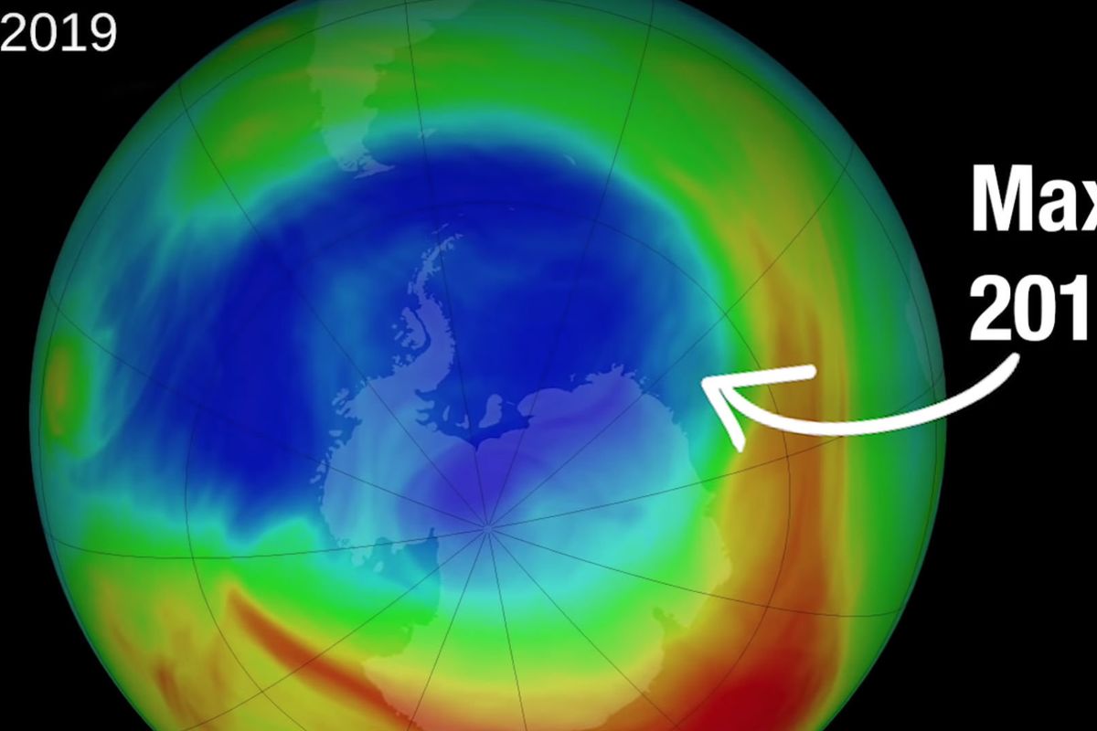 The hole in the ozone layer is smaller than ever, NASA says