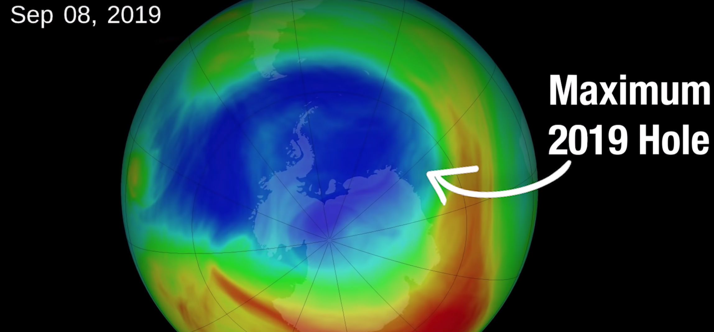 The hole in the ozone layer is smaller than ever, NASA says