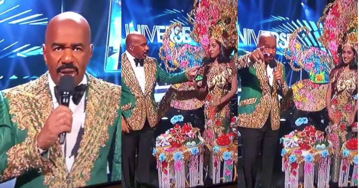 Steve Harvey Was Involved In Yet Another Cringeworthy Flub At The Miss Universe Pageant