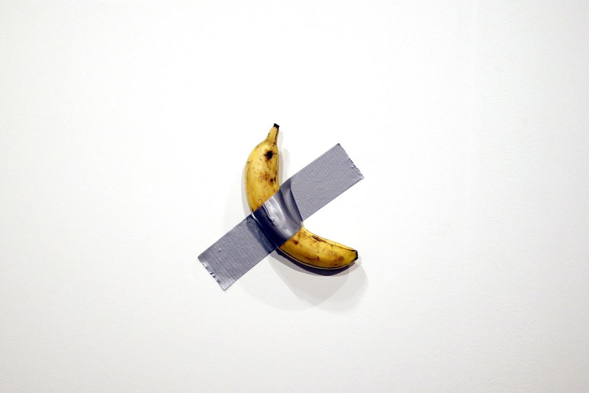 L’arte postmoderna non è mai esistita. La banana di Cattelan è solo una banana