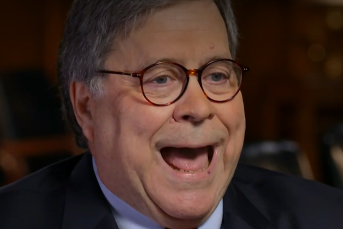 Just When You Thought You Couldn't Respect Bill Barr Any Less