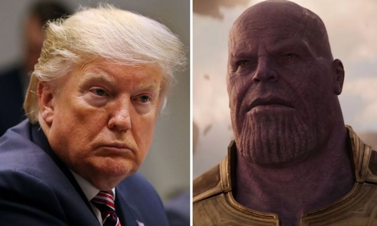 Trump Campaign Tweets Bizarre Video of Trump as Thanos from 'Avengers: Endgame'