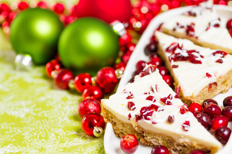 Healthy copycat Starbucks cranberry bliss bars
